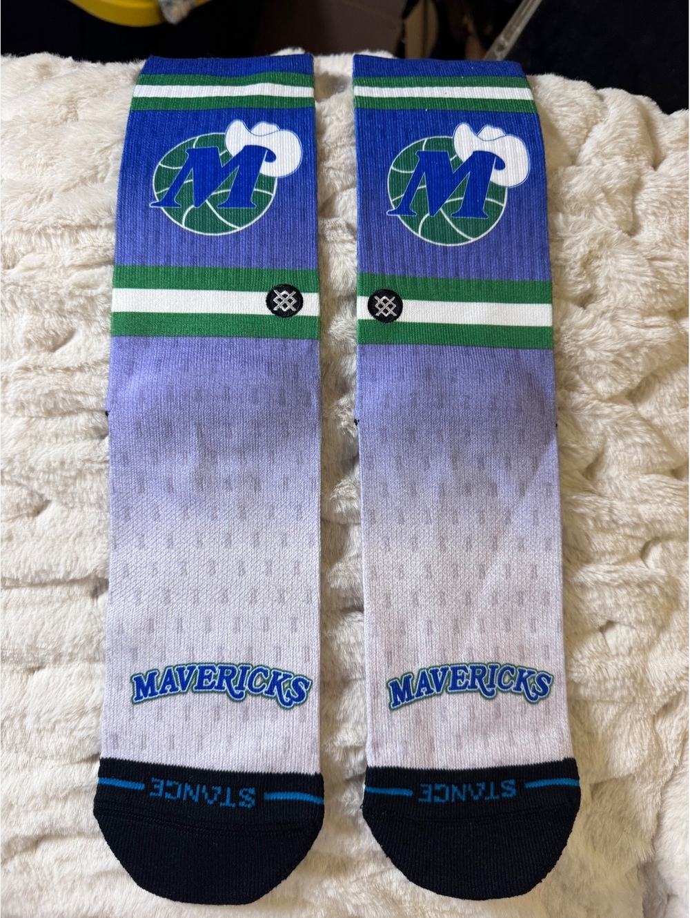 Stance NBA Dallas Mavericks Gradient Crew Socks- NEW Factory Seconds